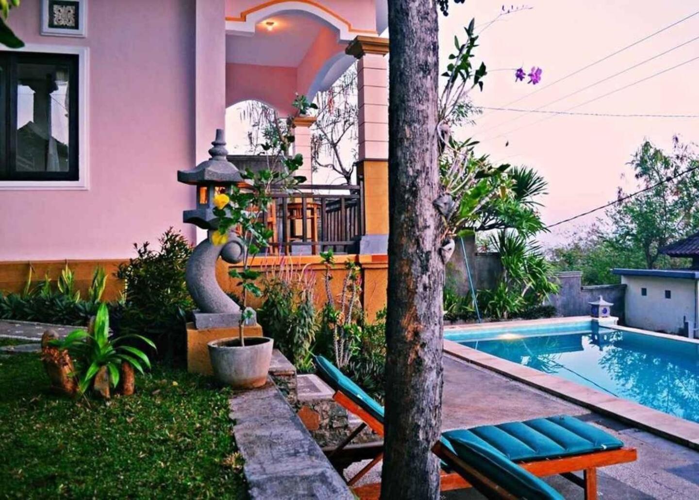 Acarya Bungalows Ambat Bagian luar foto